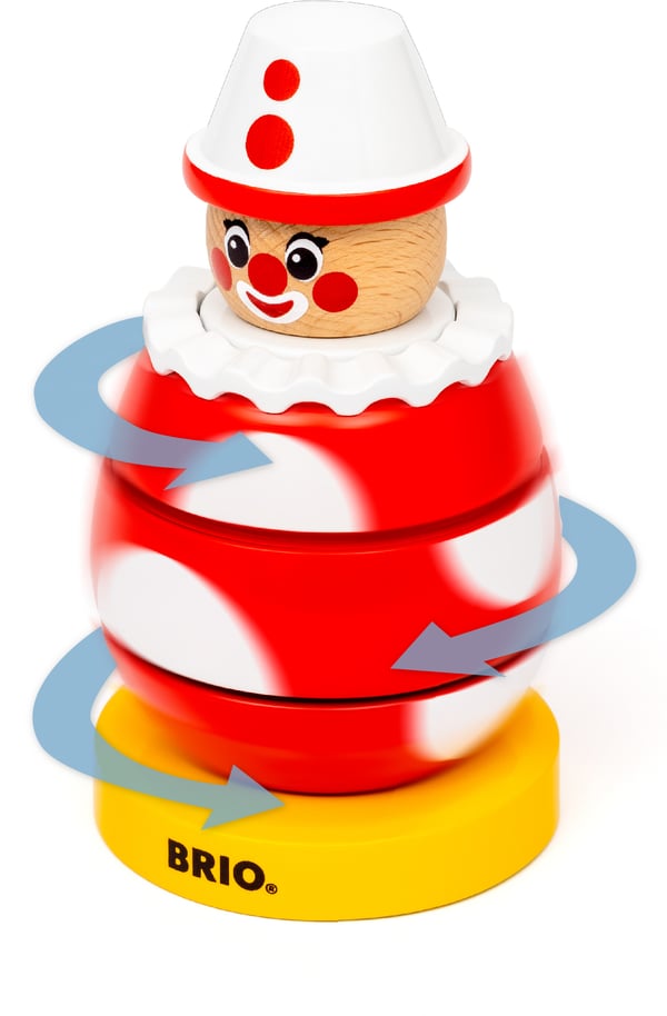 BRIO Snurrande Clown