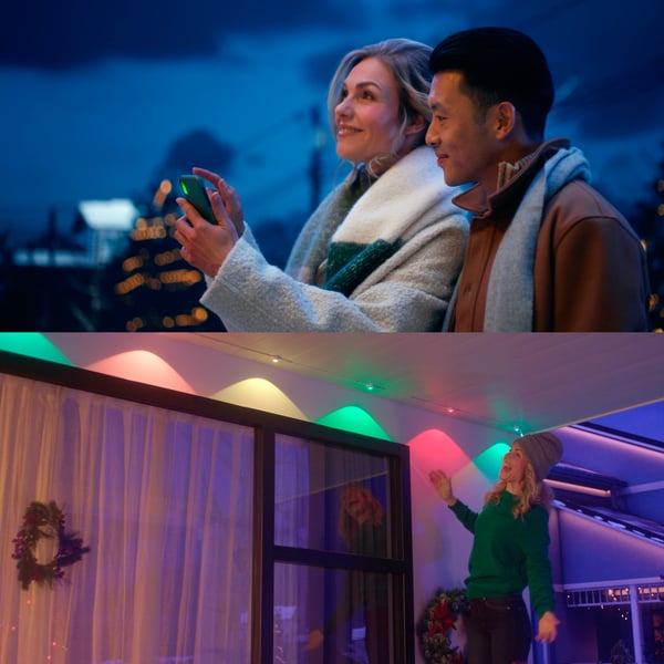 Philips Hue Festavia Permanent dekorationsljusslingor, 18 m