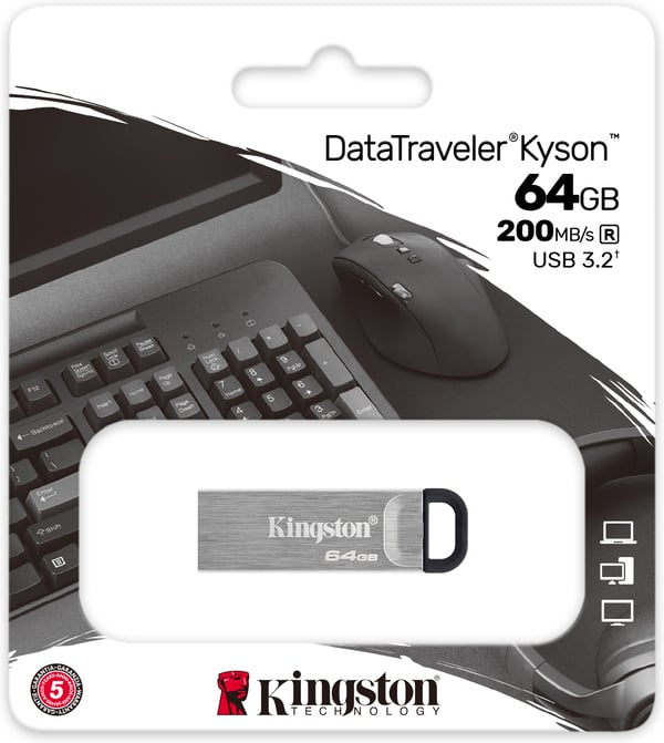 Kingston DataTraveler Kyson 64 Gt USBhukommelse