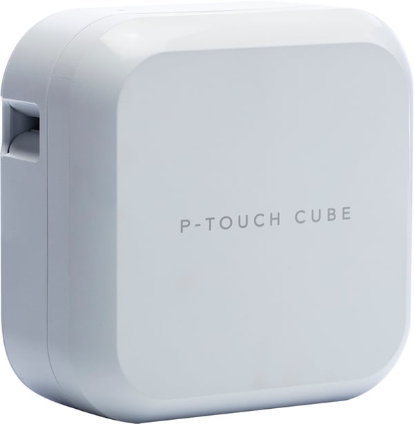 Brother P-touch CUBE Plus PT-P710BTH -laddningsbar etikettskrivare med Bluetooth-anslutning