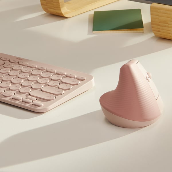 Logitech Lift -mus, rosa