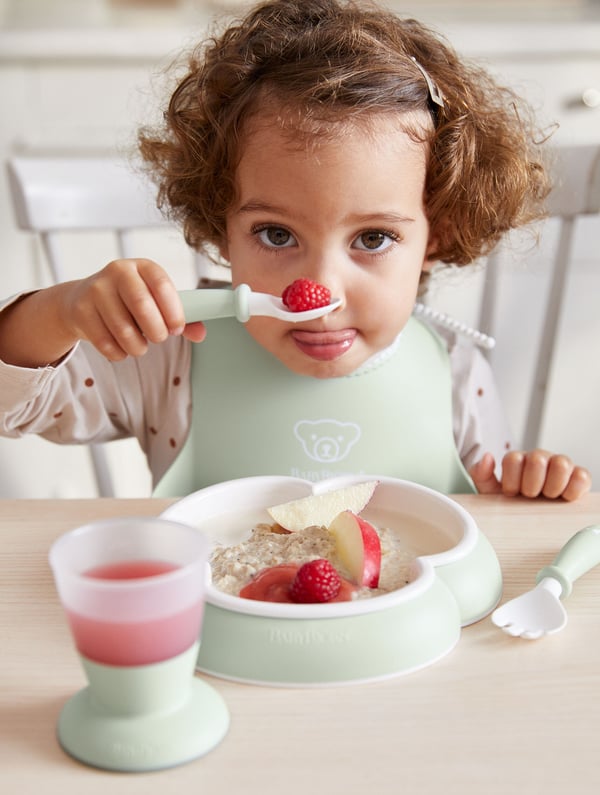 BabyBjörn Baby Dinner Set -madsæt, 5 dele, grøn