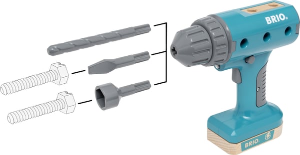 BRIO Builder 34600 - Byggsats skruvmejsel