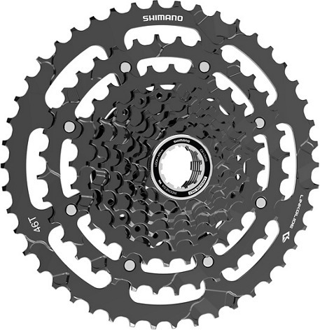Shimano Cues CS-LG400-9 bakhjul, 11-46, 9-v