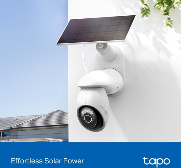TP-Link Tapo C660 Kit 4K Säkerhetskamera med solpanel, batteridriven