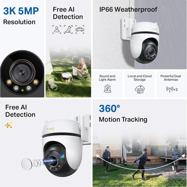TP-Link Tapo C530WS övervakningskamera för utomhusbruk