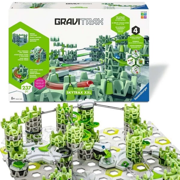 GraviTrax Action-Set Skytrax XXL, kulbana, 237 delar