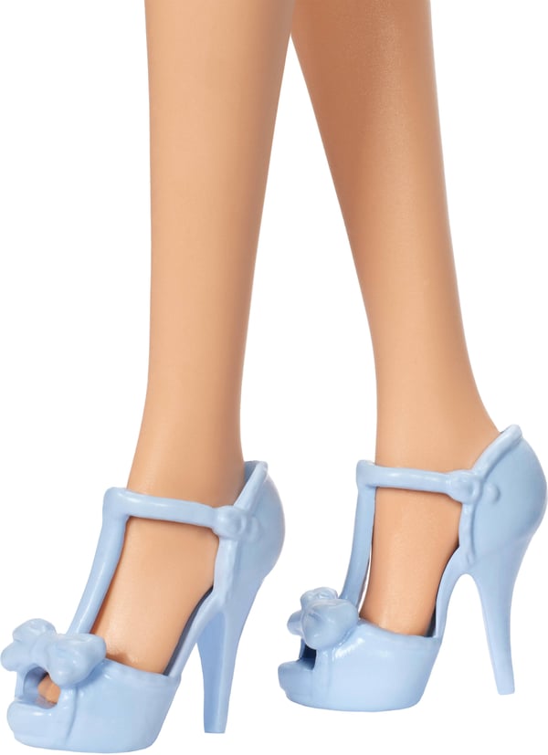 Barbie Fashionista-docka i rosettklänning