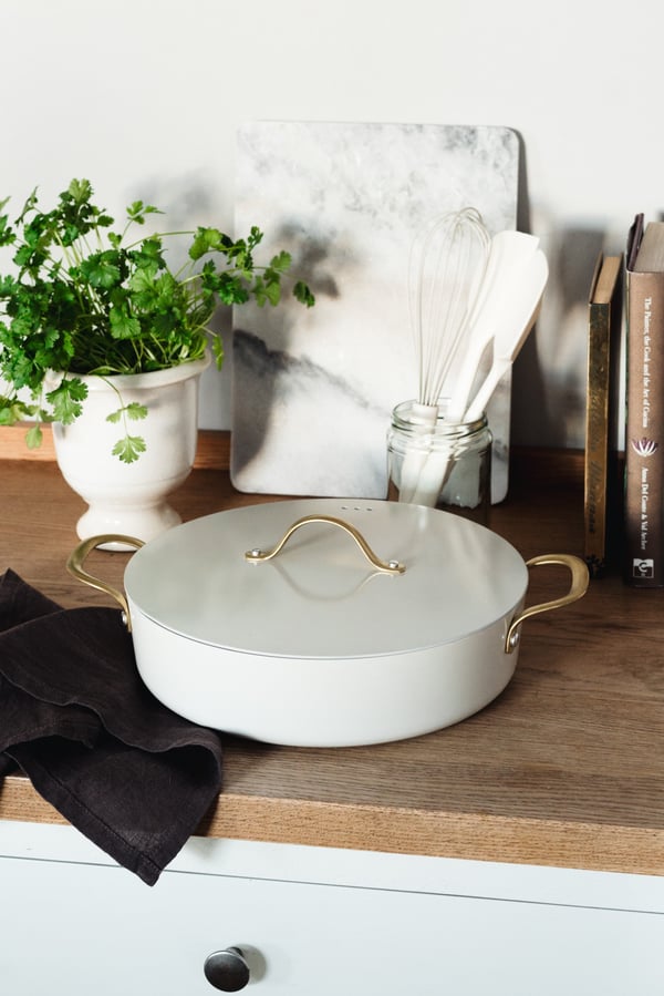 Heirol Royal Pearl stekgryta med lock, 28 cm, 4,1 l
