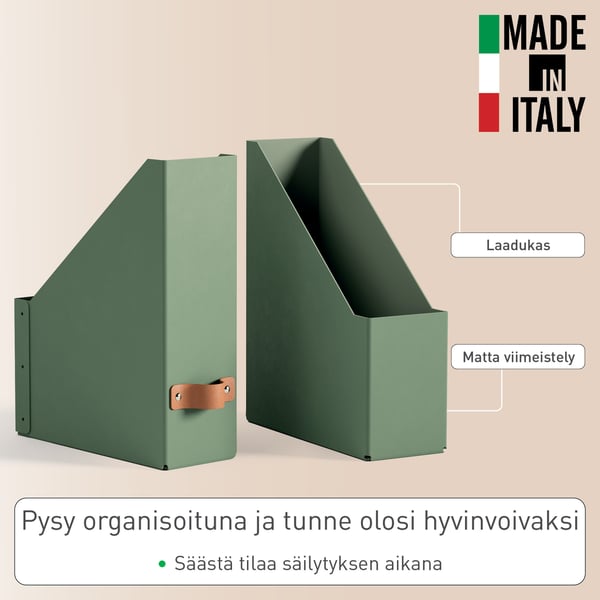 Leitz Puro tidskriftssamlare, 2 st, grön