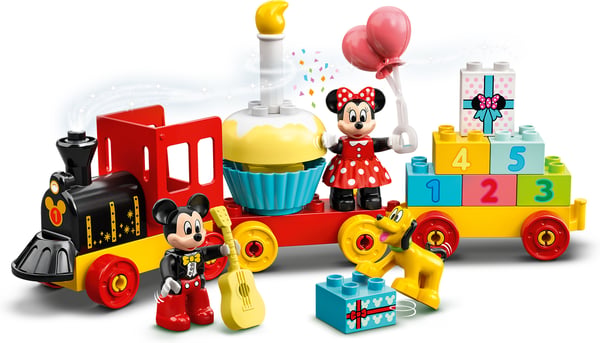 LEGO DUPLO ǀ Disney Musse och Mimmis födelsedagståg 10941 Byggleksak (22 delar)