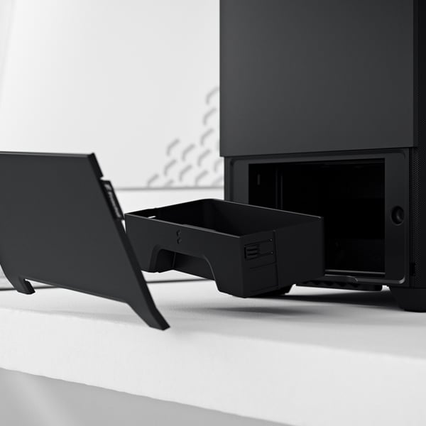 Fractal Design Pop Mini Silent Black Mini-ITX-kabinet, sort
