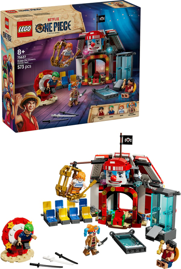 LEGO ONE PIECE 75637 Buggy-klownens cirkustält