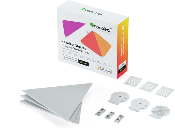 Nanoleaf Shapes Triangles expansion pack - expansionspaket, 3 paneler