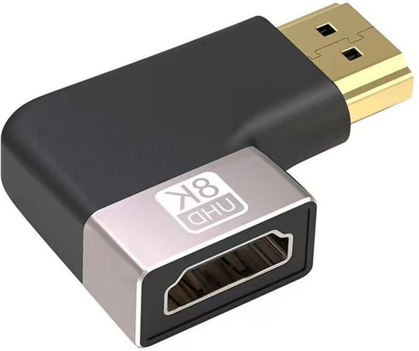 Fuj:tech HDMI Ultra High Speed 90° vinkeladapter, version 1