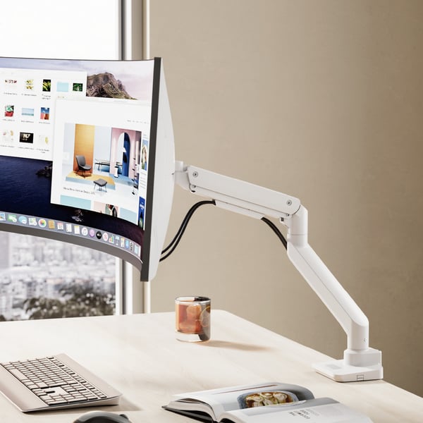 Mozi Infinity Line -monitorställ, vit