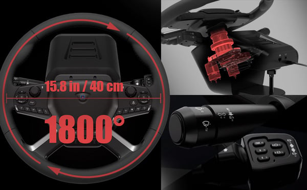 Hori Force Feedback Truck Control System - ratkontrol, PC