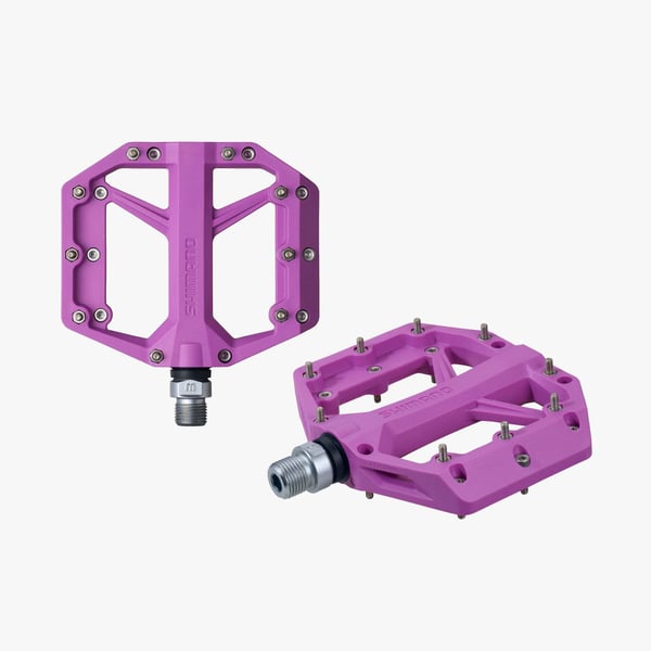 Shimano PD-GR400 Flat Pedal pedaler, lila