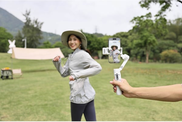 HOHEM iSteady V3 AI Kit gimbal för mobiltelefon, vit