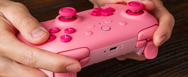 8BitDo Ultimate 2C Bluetooth-spelkontroll, rosa, Switch