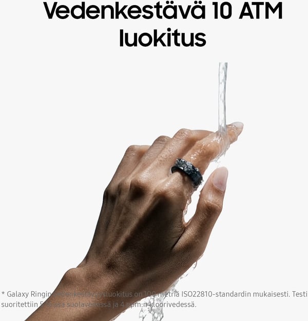 Samsung Galaxy Ring smartring, Titanium Silver, storlek 12