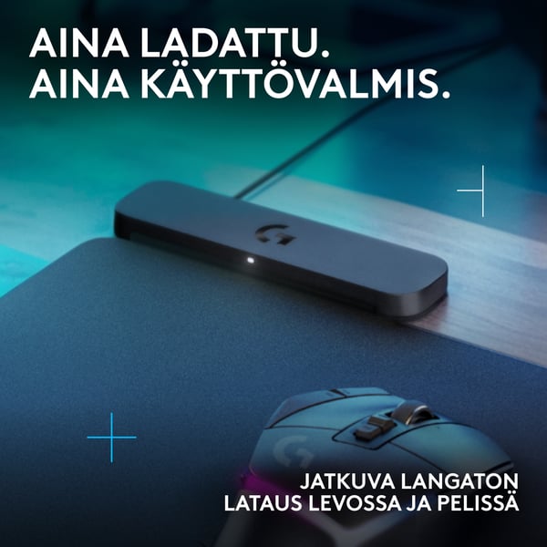 Logitech Powerplay 2 -trådløst opladningssystem