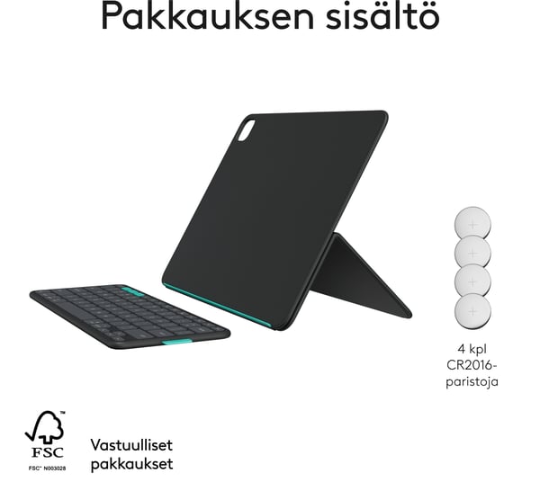 Logitech Flip Folio för 13-tums iPad Pro och iPad Air
