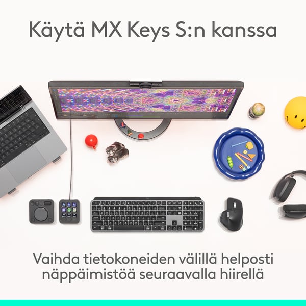 Logitech MX Master 4 mus, svart