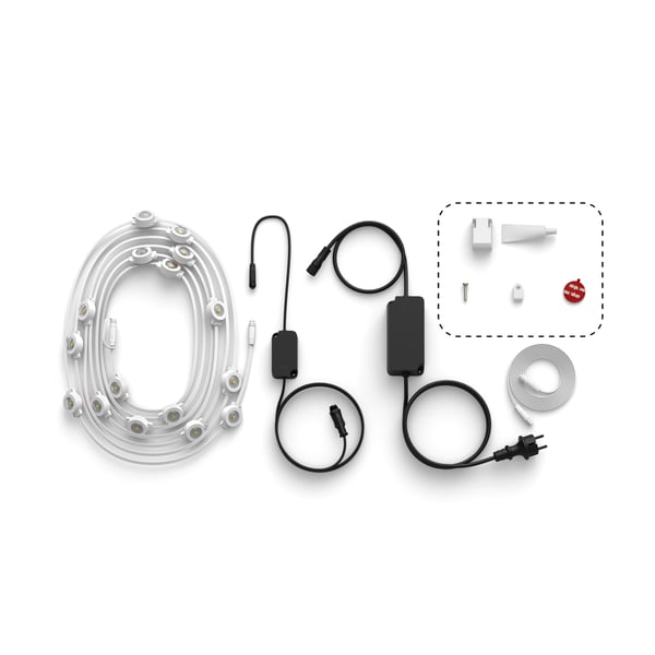 Philips Hue Festavia Permanent dekorationsljusslingor, 18 m