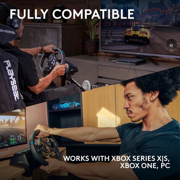 Logitech G923 TRUEFORCE Racing Wheel - rattkontroll och pedaler, Xbox/PC