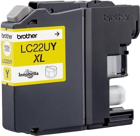 Brother LC22UY - bläckpatron, gul