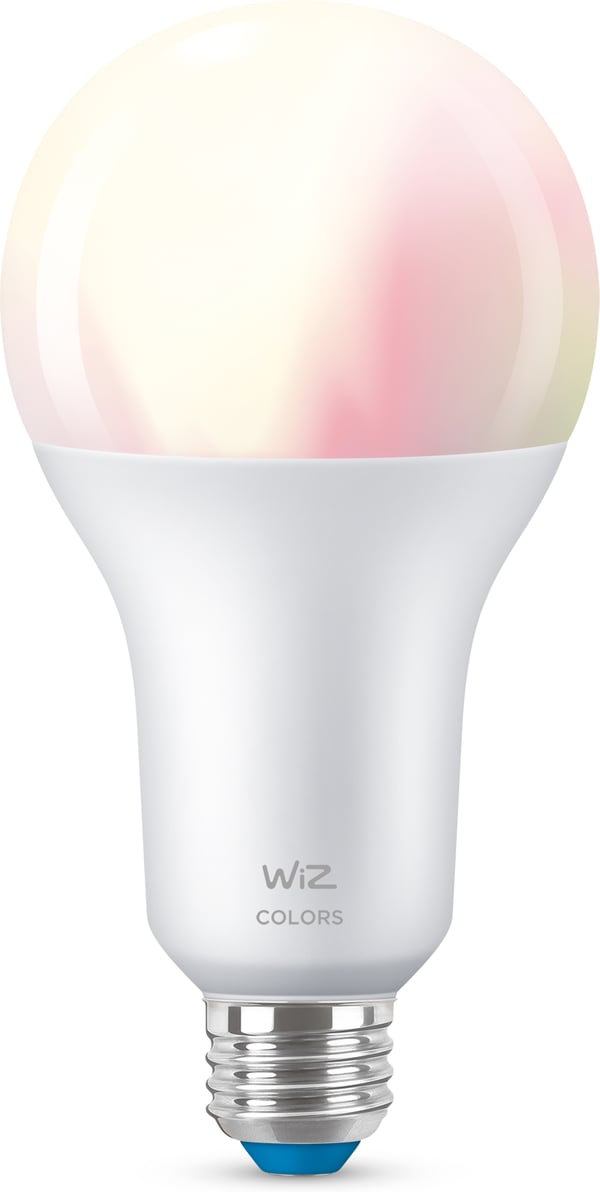 WiZ smartlampa, E27, opalglas, RGBW - alla färger och nyanser av vitt ljus, Wi-Fi, 2452 lm