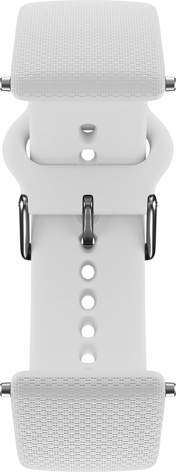 Polar silikone armbånd 20 mm, hvid, S-L