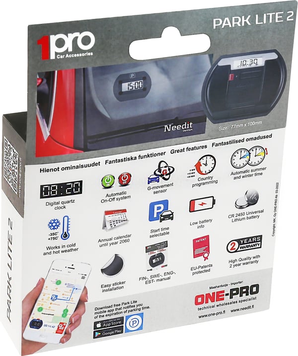 Needit Park Lite 2 automatisk P-skive