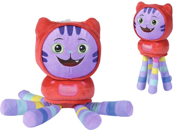 Universal Gabby's Dollhouse DJ Catnip mjuk leksak, 25 cm