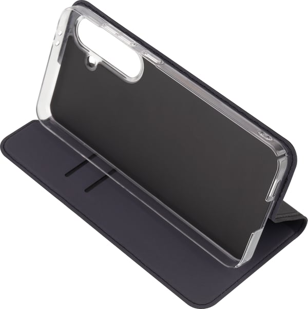 FoneKit BookCase -skyddsfodral, Samsung Galaxy S24 FE, svart