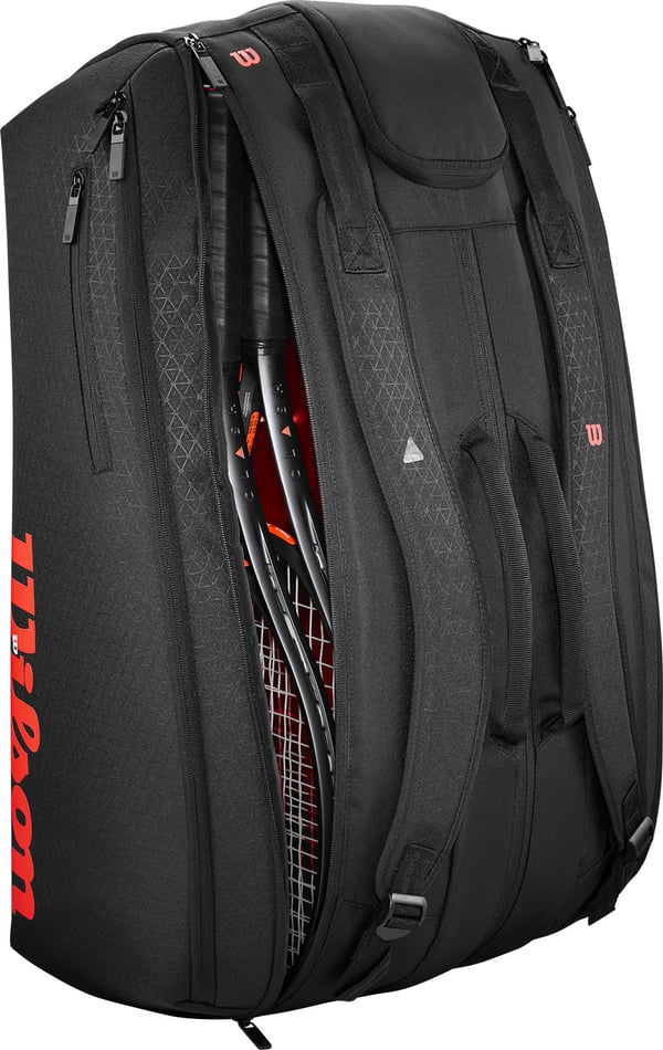 Wilson Clash v3 Super Tour 15-pack racketväska, svart