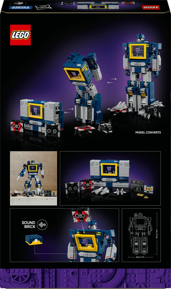 LEGO Icons 10358 Transformers: Soundwave