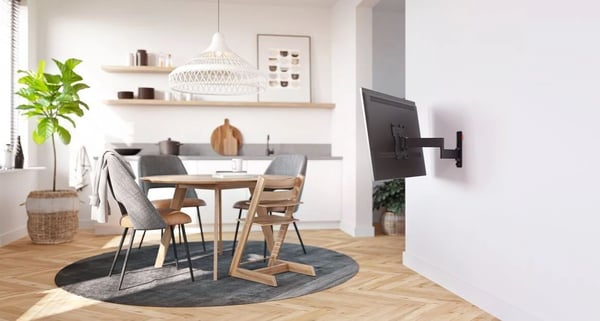 Vogel's TVM 3245 Full-Motion+ liten TV-väggfäste, svart