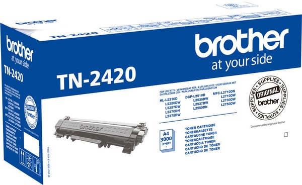 Brother TN2420 - lasersvart tonerkassett