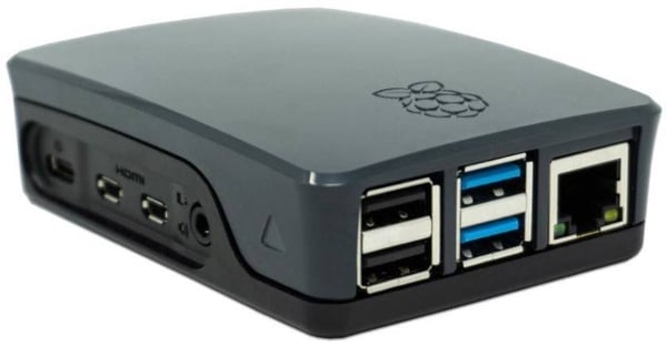 Raspberry Pi-plastikboks, Raspberry Pi 4 B, sort