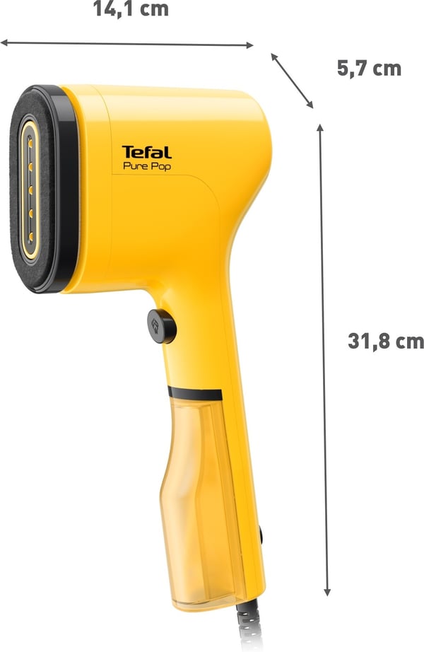 Tefal Pure Pop - dampstrygejern, gul