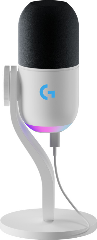 Logitech G Yeti GX USB-mikrofon, hvid