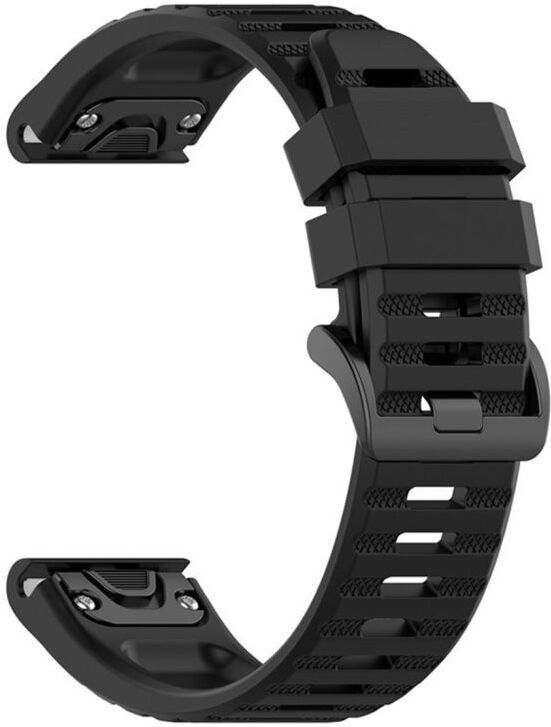 Fixed QuickFit silikoneduge, 22 mm, sort