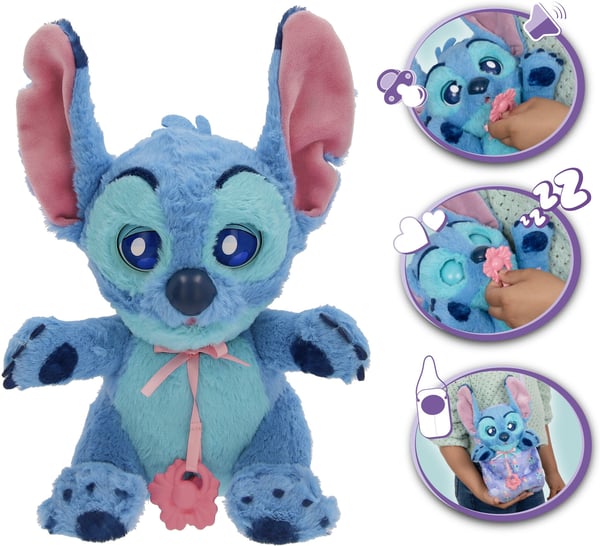 Baby Paws Stitch interaktivt krammedyr