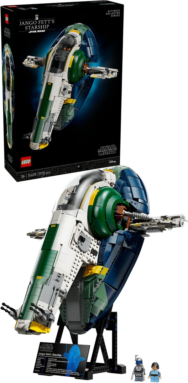 LEGO Star Wars 75409 Jango Fetts Flammande Class-stjärnskepp