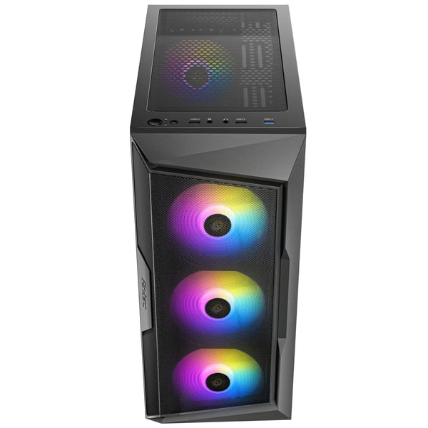 Antec AX61 Elite ATX-chassi med fönster, svart