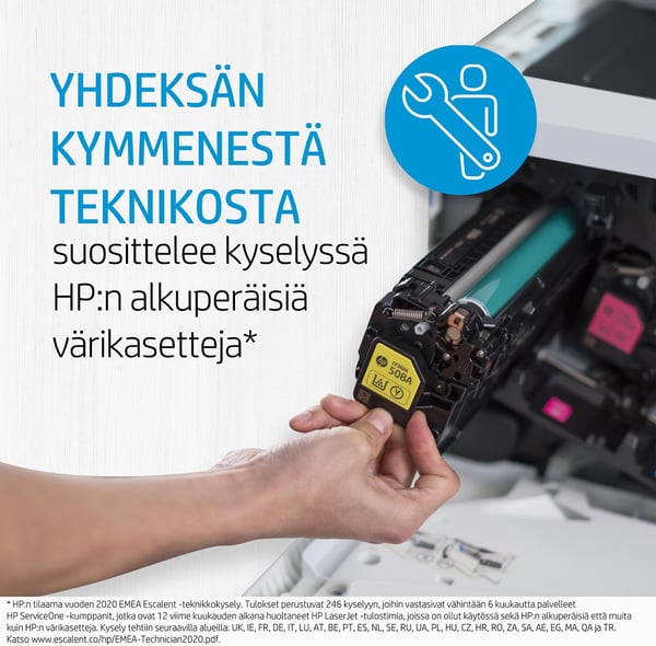 HP 203X -lasertonerpatron, gul