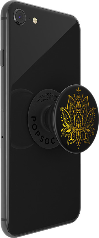 PopSockets PopGrip holder, Golden Prana Black