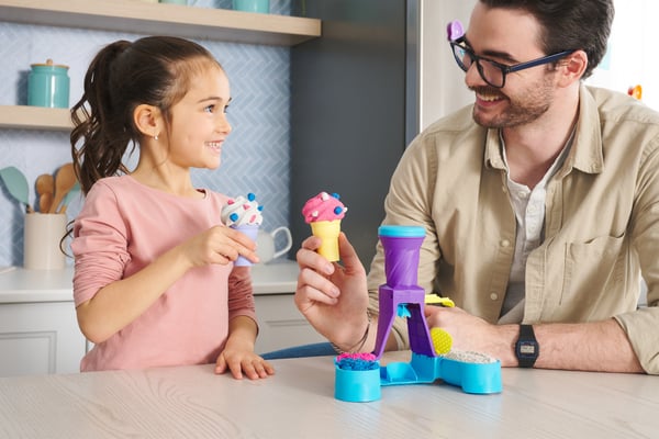 Kinetic Sand Soft Serve Station - issæt
